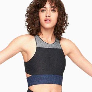Outdoor Voices Tri Tone Slashback Crop Top